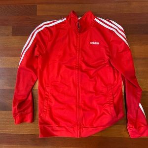 Adidas Red zip up